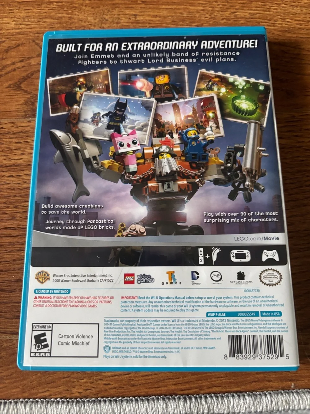 nintendo LEGO The Movie Video game Wii U